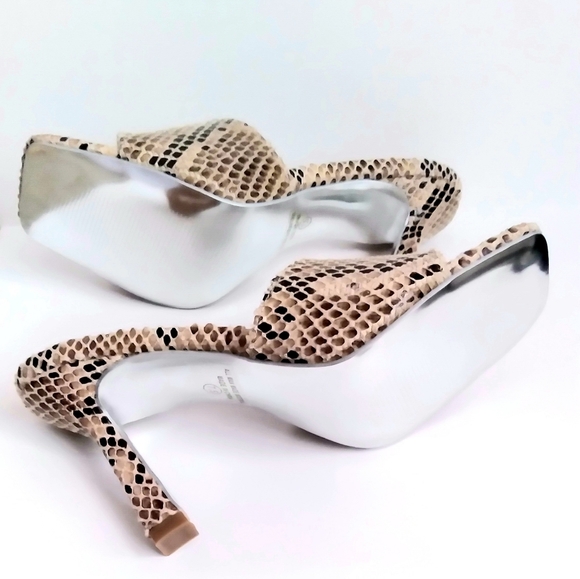 Snakeskin Mule Stiletto - Picture 4 of 4
